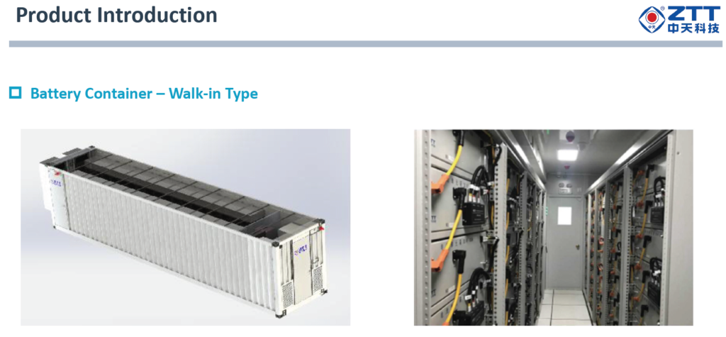 ZTT Zhongtian Energy Storage System Cell - Battery container